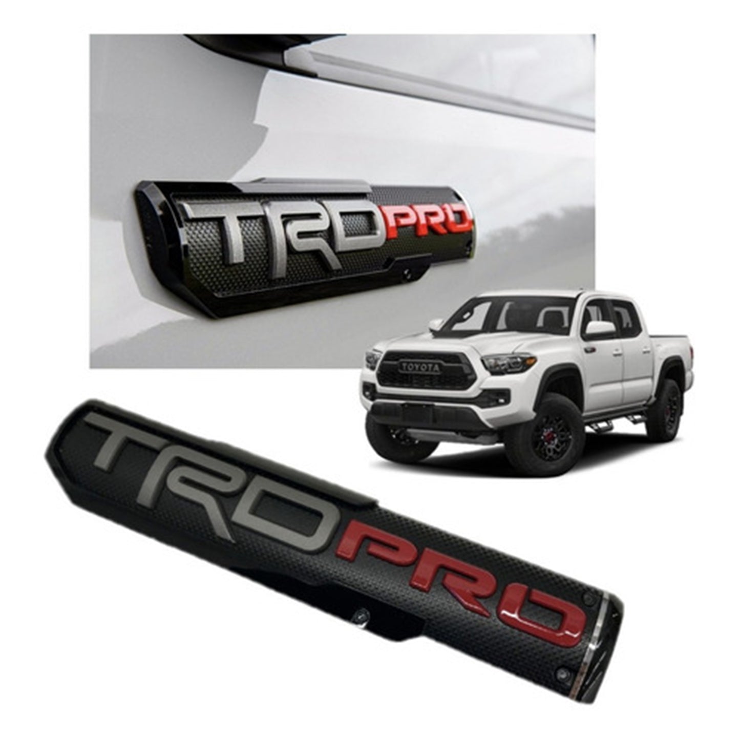 2016-2021 Toyota Tacoma Trd Pro Door Emblem Set
