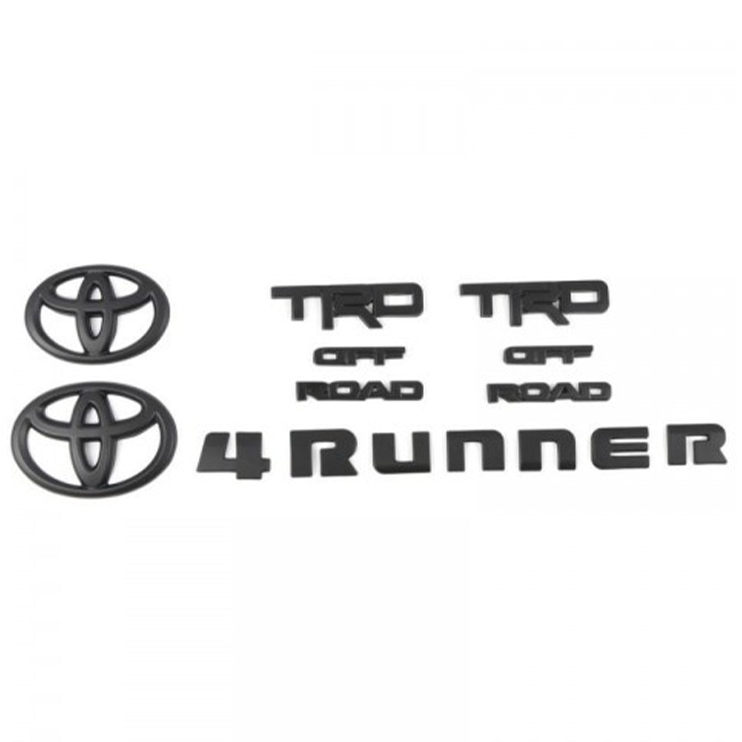 2010-2022 Toyota 4runner Trd Off Road Blackout Emblem Overlay Kit Genuin