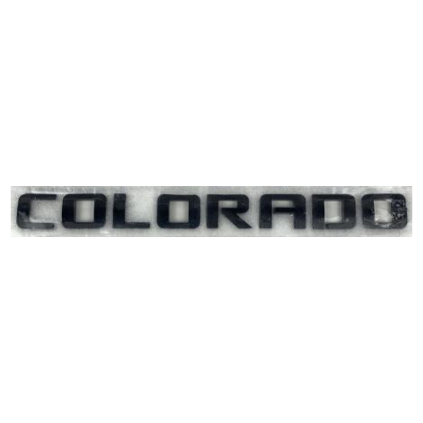 Chevrolet Chevy Colorado Truck Black Nameplate Emblem 3D Door Side Tailgate Badge Fit