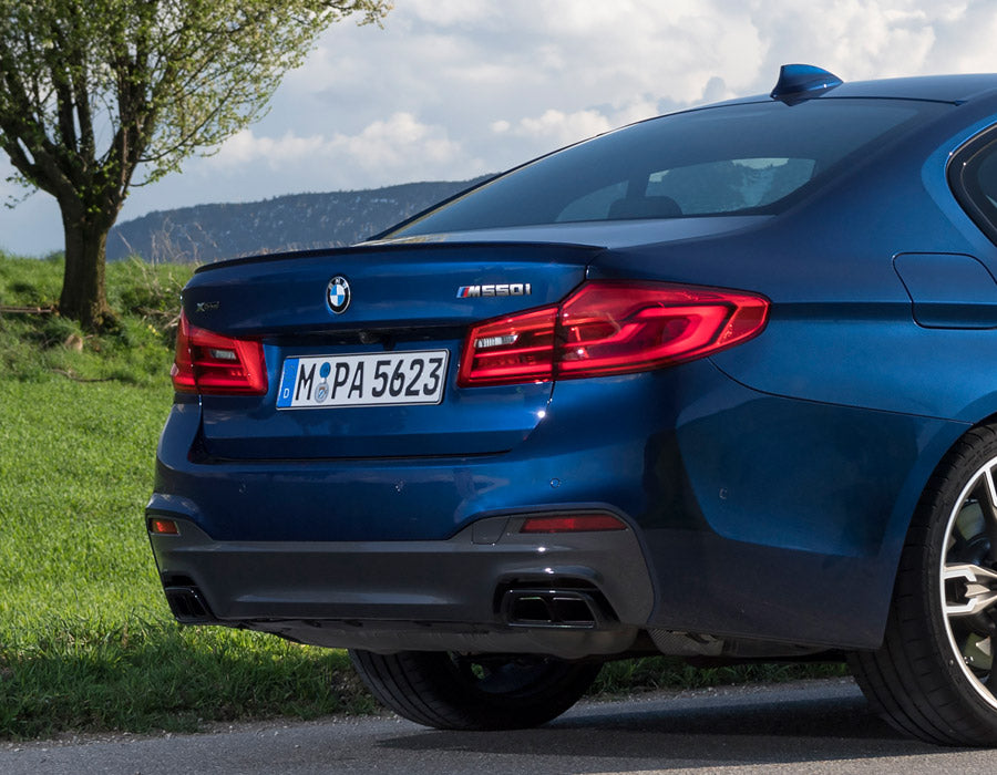 BMW Genuine G30 5-Series Rear Trunk Emblem "M550i" Lettering Decal Badge NEW