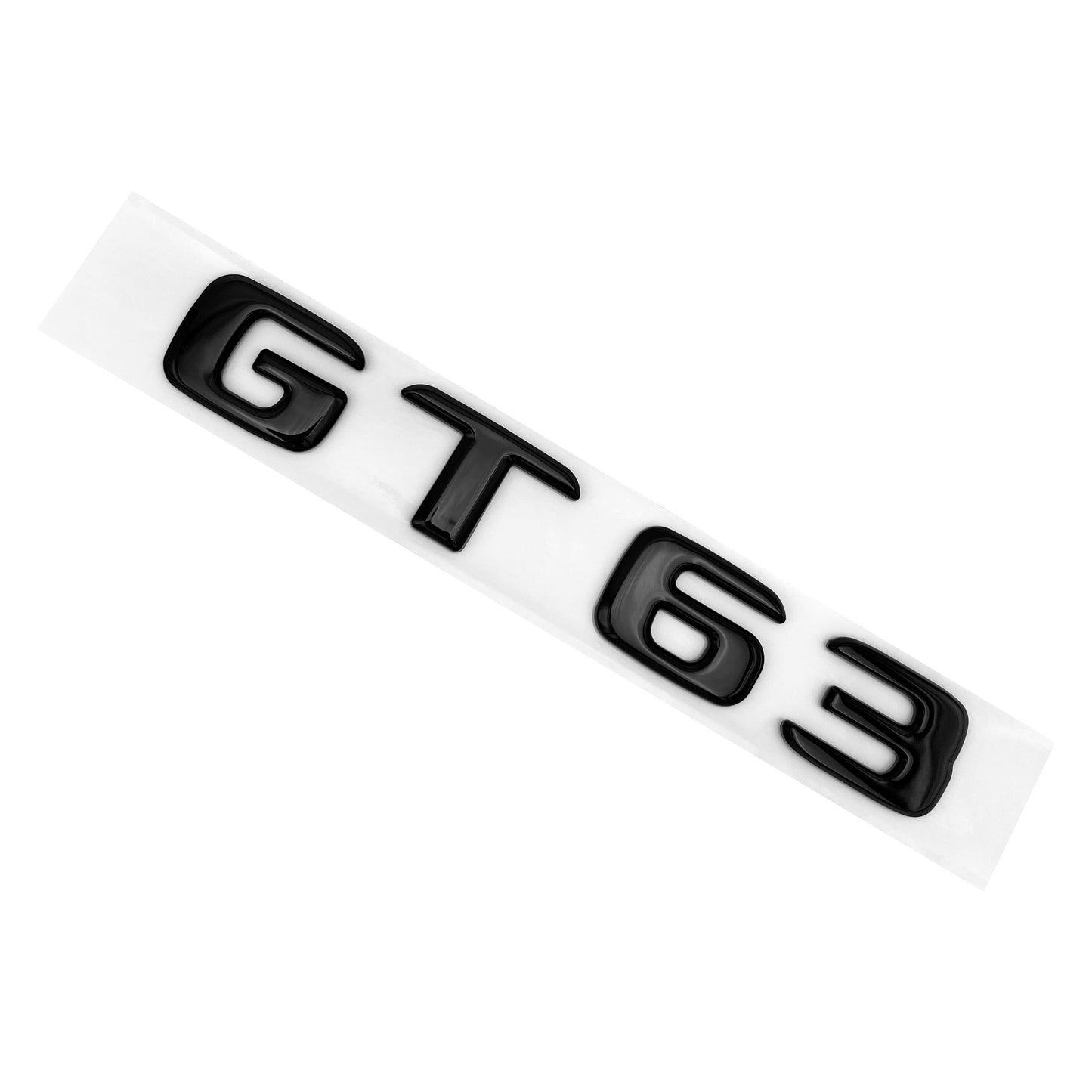 Mercedes Benz GT63 GT 63 OE Spec AMG Emblem Gloss Black 3D Trunk Rear Badge