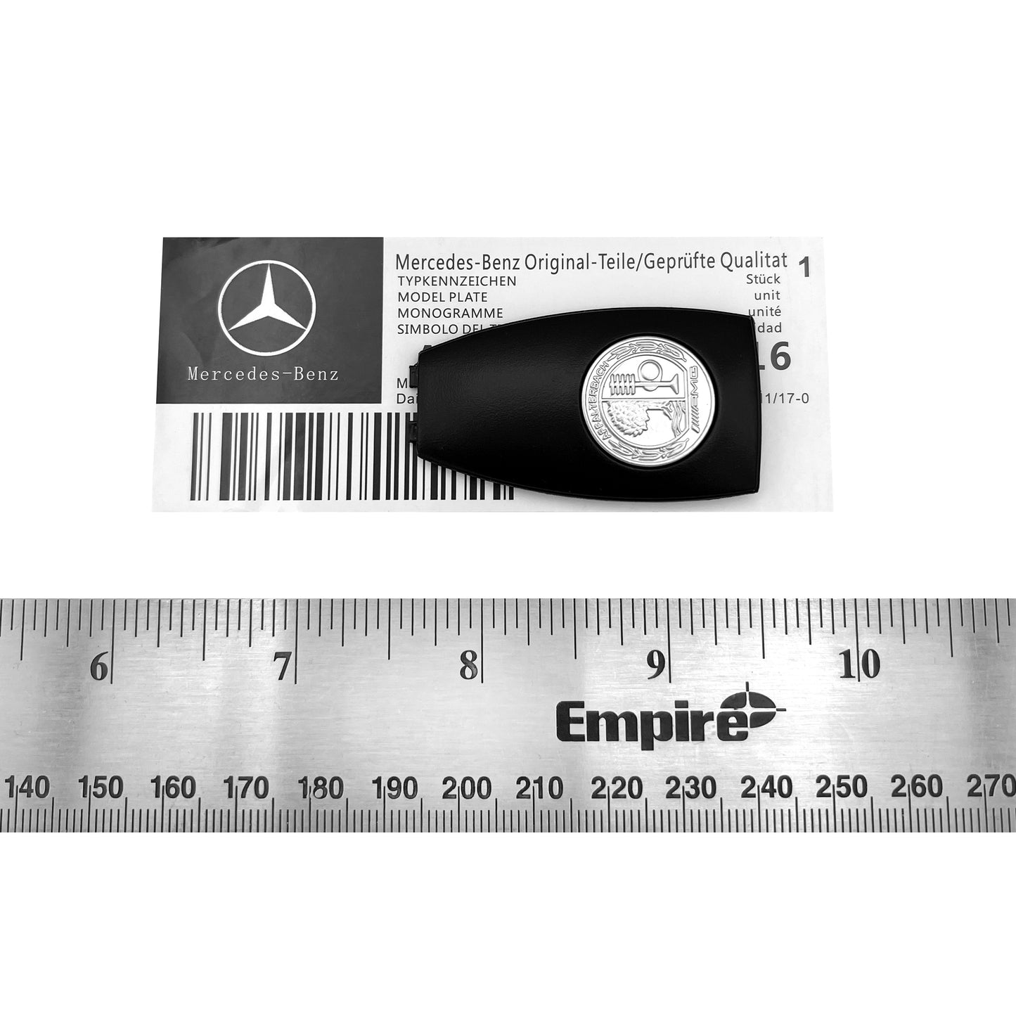 Mercedes Benz AMG Key Cover Emblem Remote Fob Affalterbach Apple Tree Aluminum