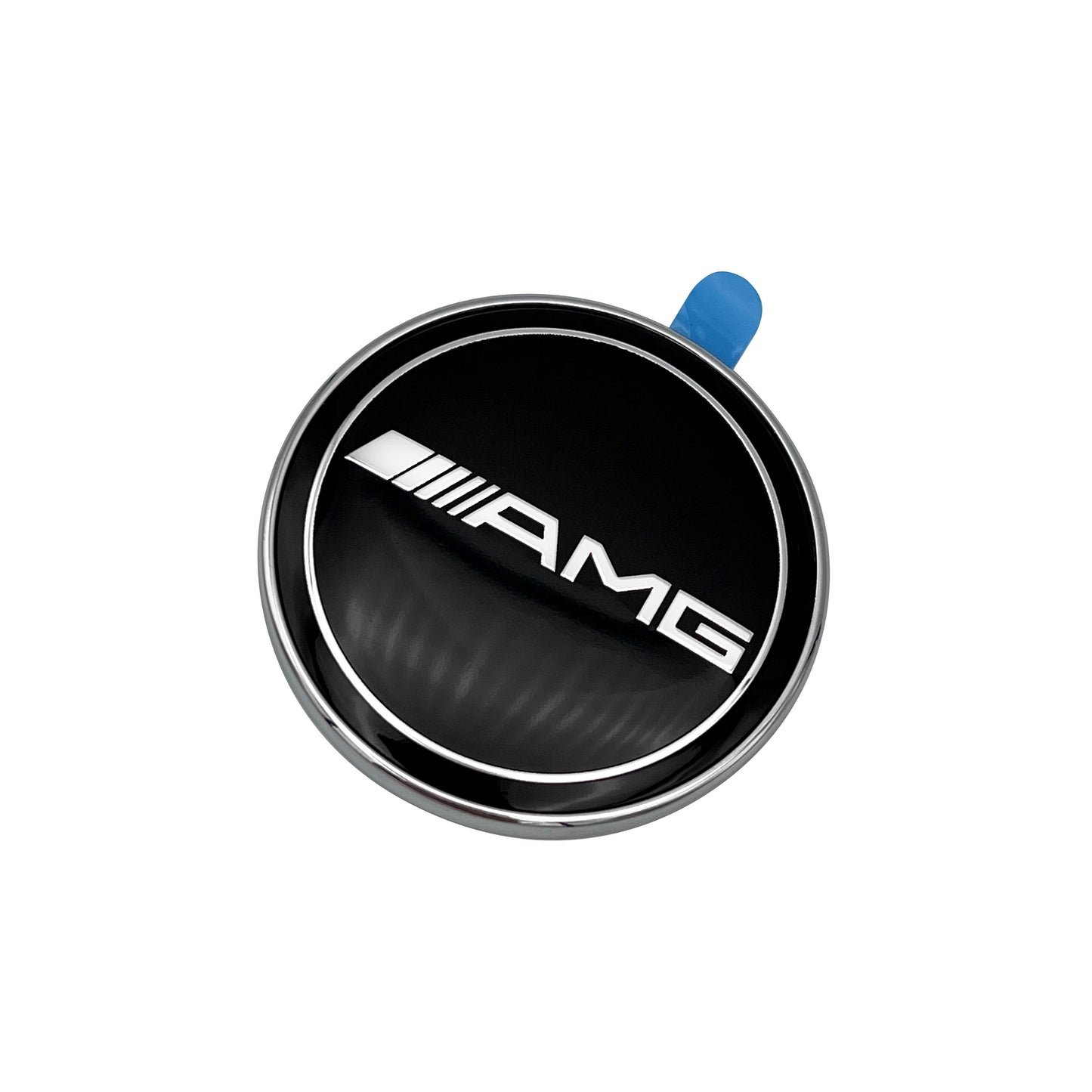 Mercedes Benz AMG Universal Black Hood Emblem Laurel 57mm Front Adhesive Badge