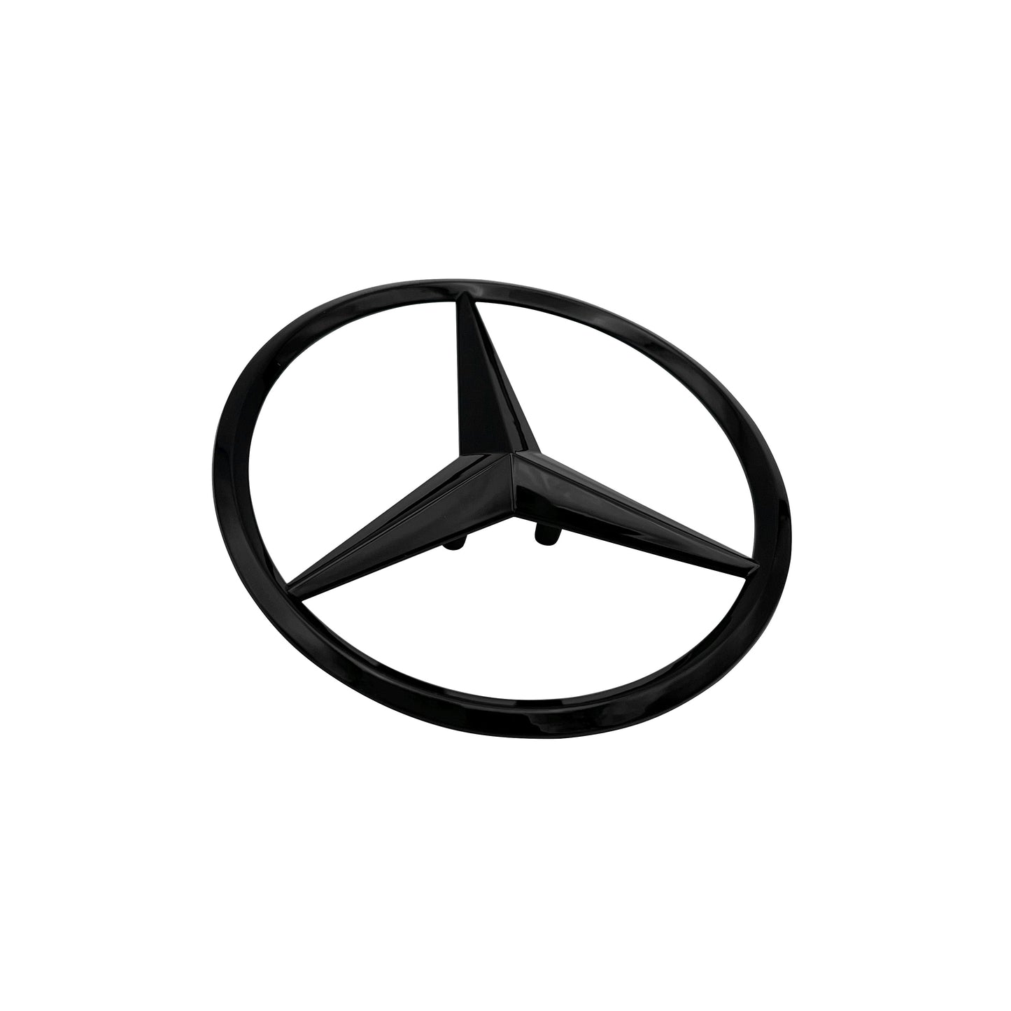 Mercedes Benz W205 Gloss Black Star C Class Trunk Emblem for Rear Lid Logo Badge AMG