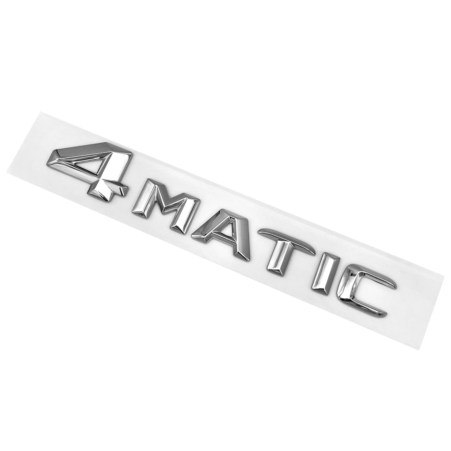 Mercedes-Benz 4Matic Trunk Emblem Chrome 3D Tailgate Lid OEM Logo Badge AMG New Style Modified