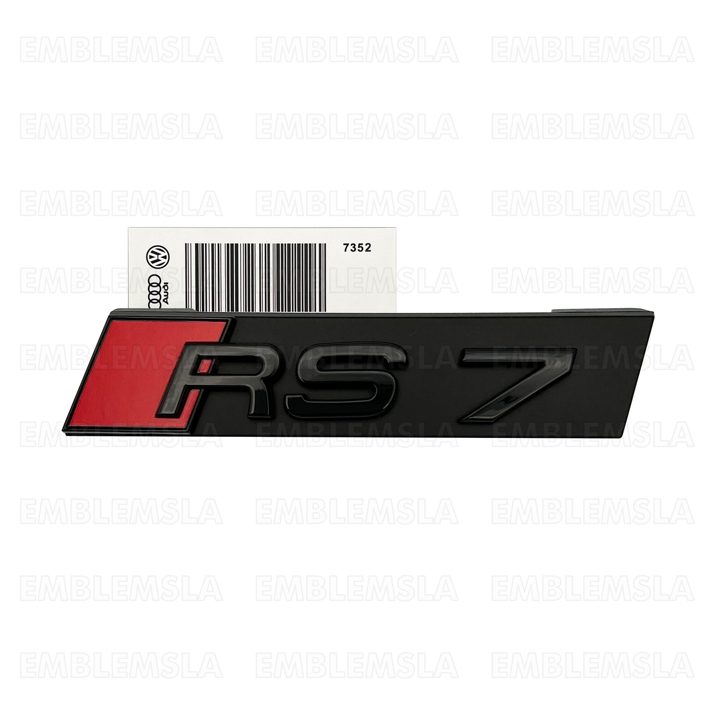 Audi RS3 Front Grill Emblem Gloss Black for RS3 A S3 Hood Grille Badge Nameplate