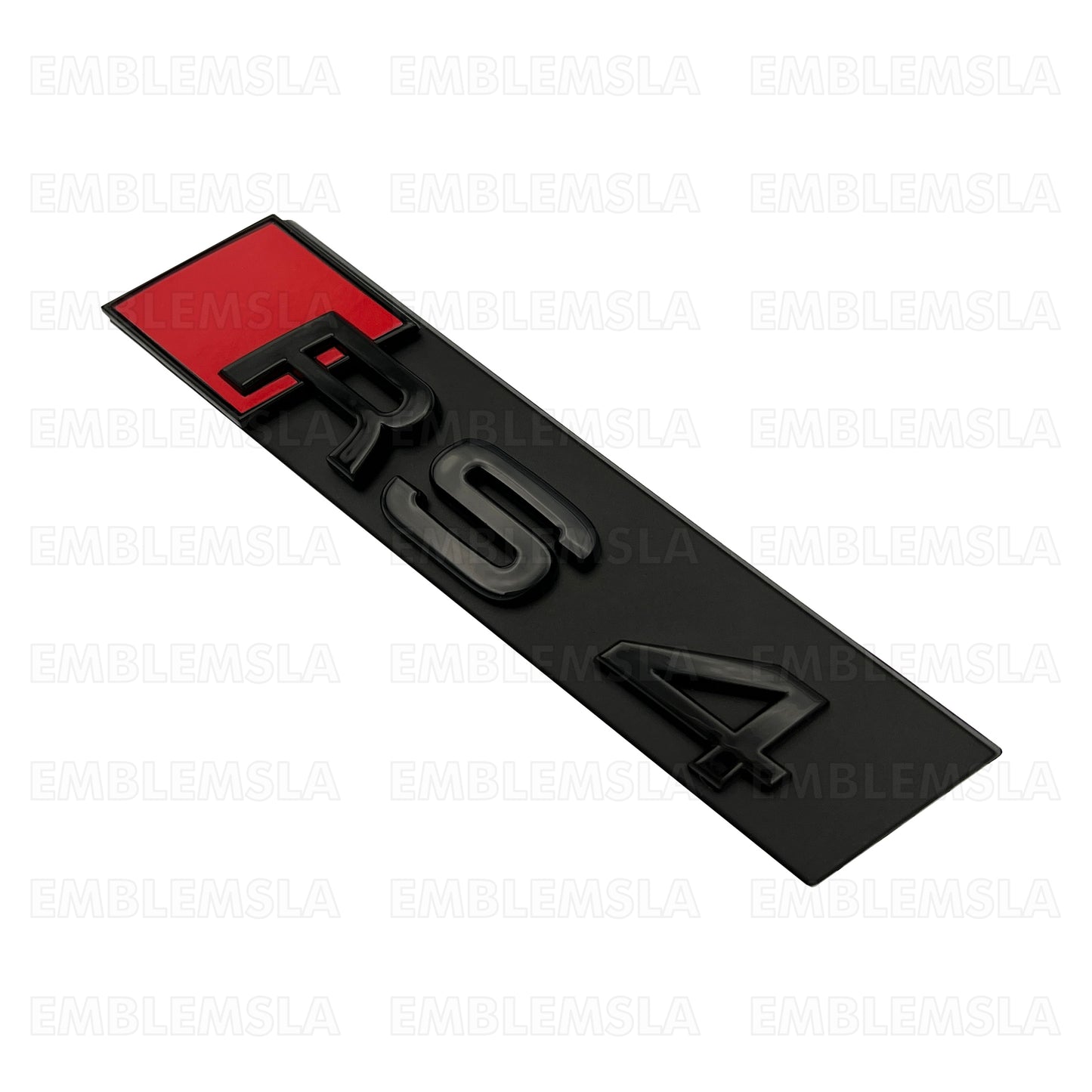 Audi RS4 Front Grill Emblem Gloss Black for RS4 A S4 Hood Grille Badge Nameplate