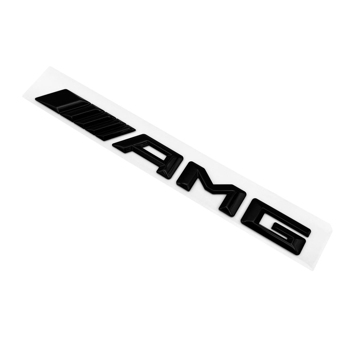 2017+ Mercedes Benz C E S SL SLK AMG Emblem Trunk OEM Gloss Black 3D Rear Badge