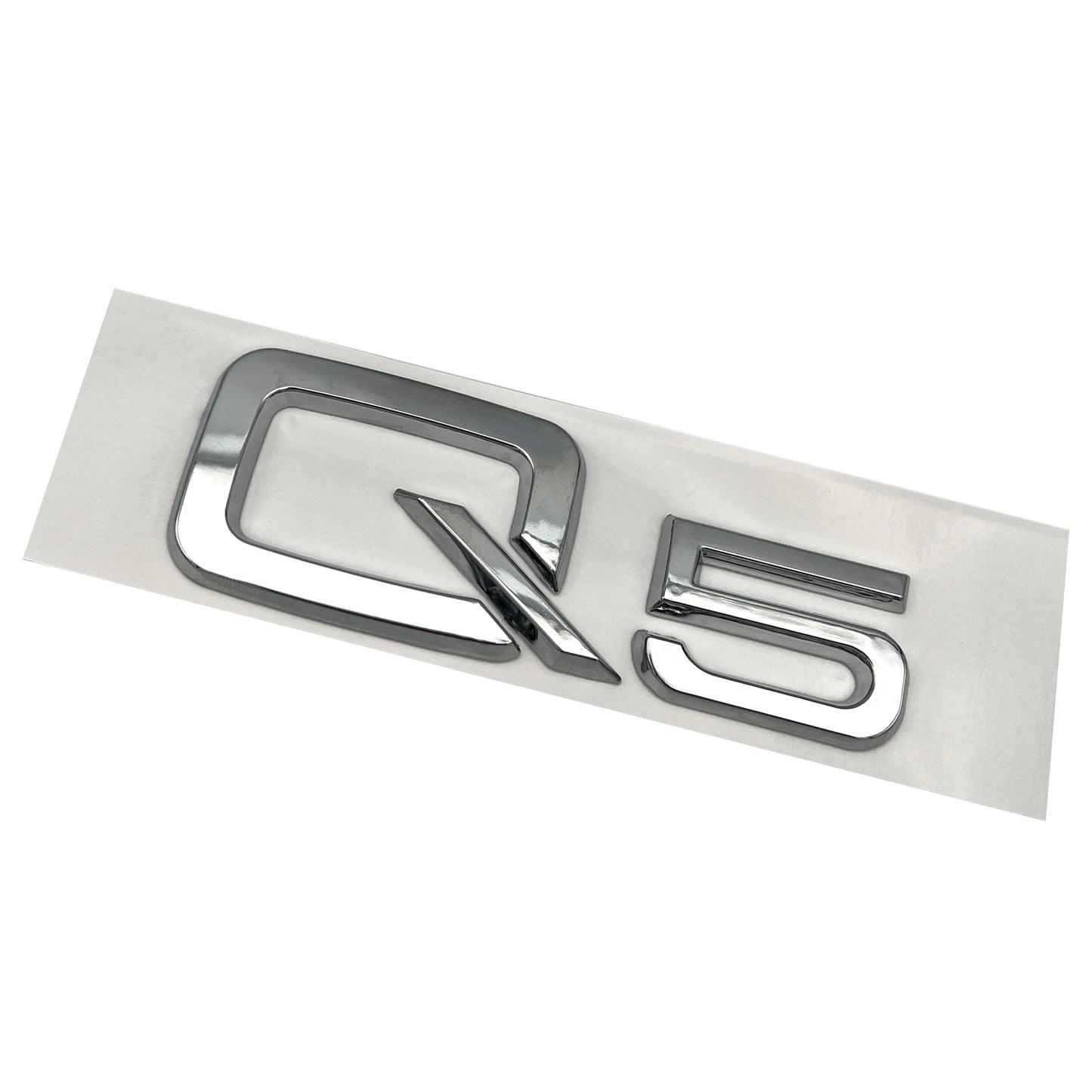 Audi Q5 Chrome Emblem 3D Rear Trunk Lid Badge OEM S Line Logo Nameplate SQ5