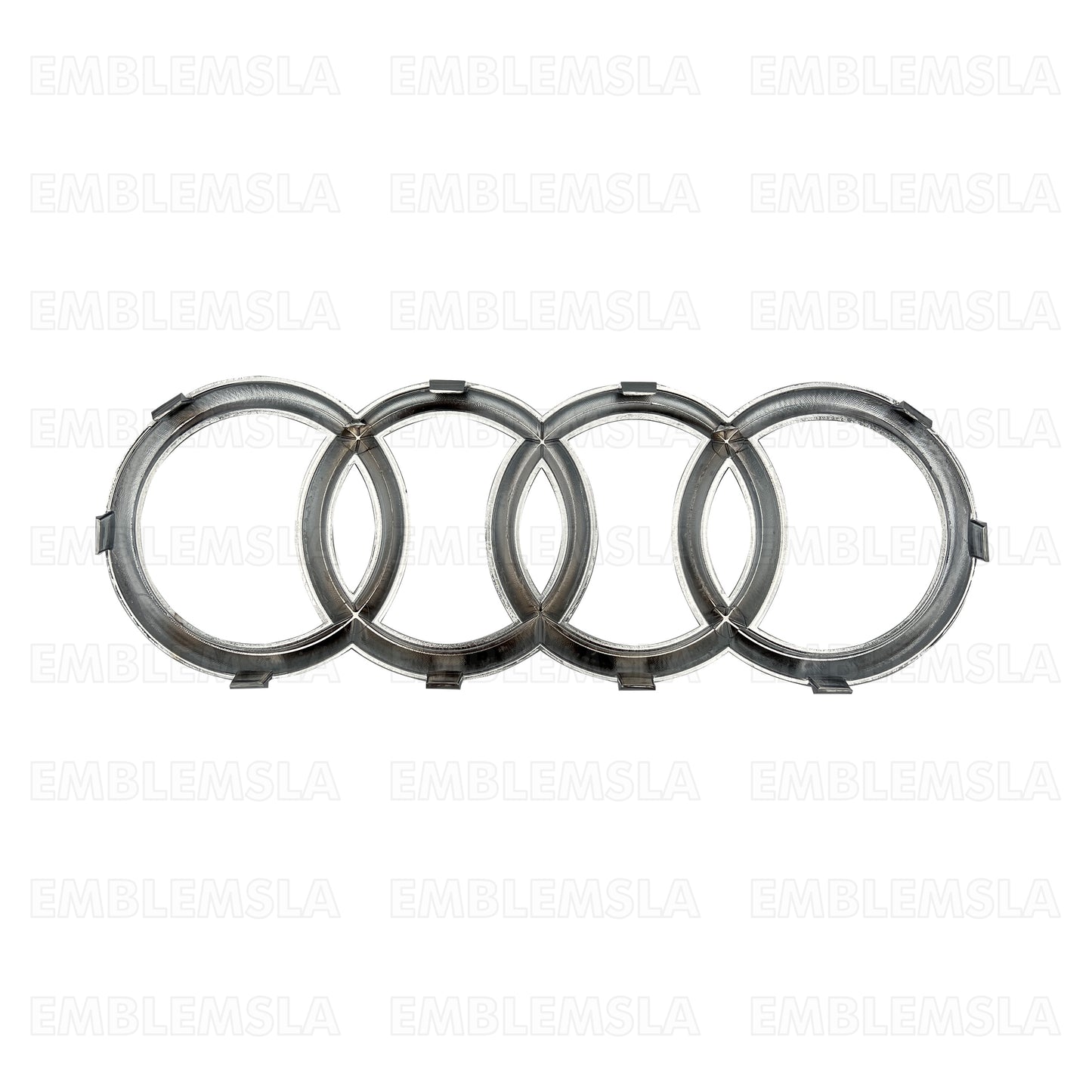 Audi Rings Chrome Front Grille Emblem Badge A1 A3 A4 A5 S5 A6 S6 A7 TT 273mm