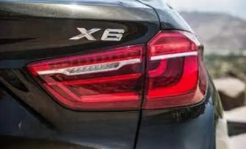 BMW F86 X6 Genuine Rear Trunk Emblem "X6" Lettering Decal Badge NEW Logo 2015+